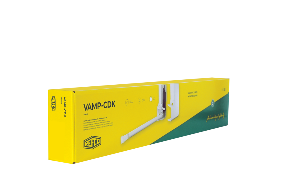 VAMP-CDK – Pompes à condensats d’angle avec kit de goulotte complet ...